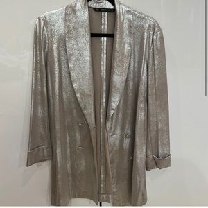 Buttery Soft Silver ZARA Blazer